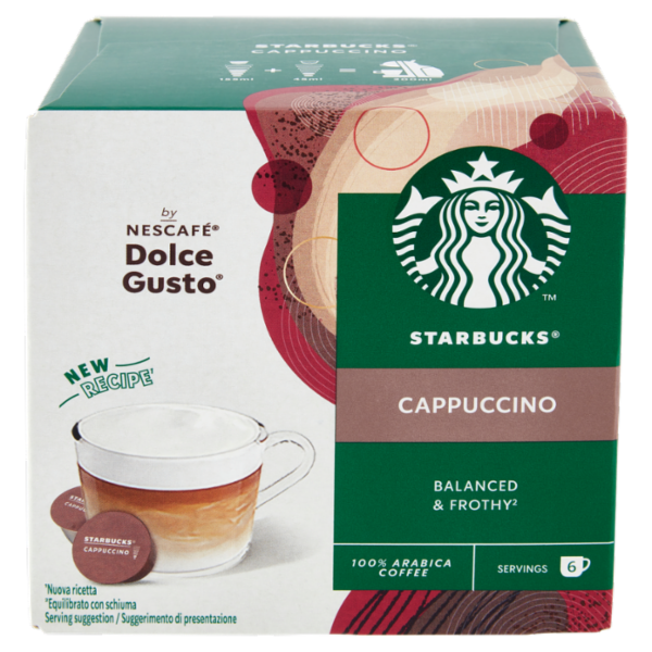 STARBUCKS Cappuccino by Nescafé Dolce Gusto 12 capsule 120 g