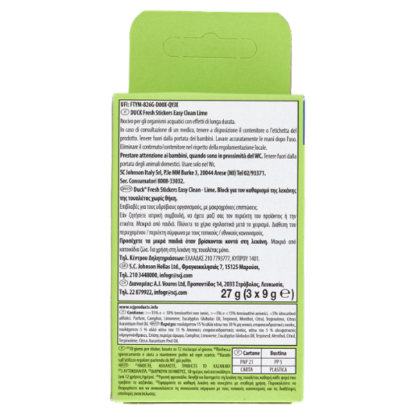 Duck Fresh Stickers Lime - 27g