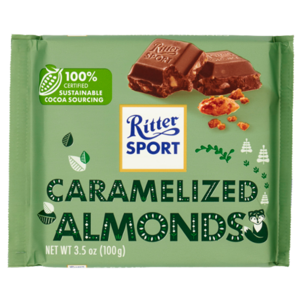 Ritter Sport Caramelized Almonds 100 g