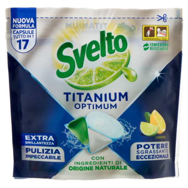 Svelto Titanium Optimum Limone Capsule 255 g