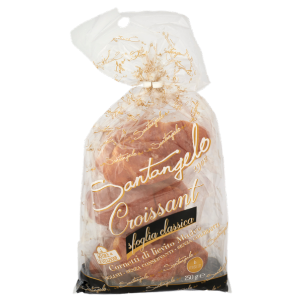 Santangelo Croissant sfoglia classica 6 Cornetti 250 g