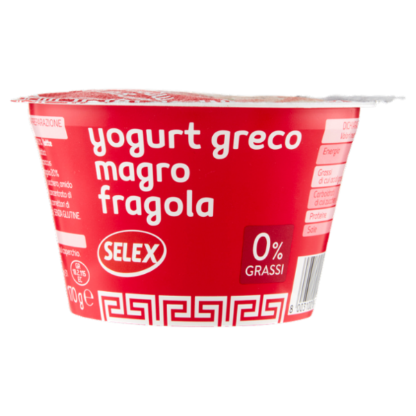 Selex Yogurt Greco Magro Fragola 170 g