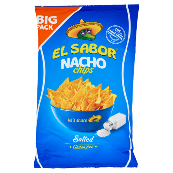 El Sabor Nacho chips Salted 180 g