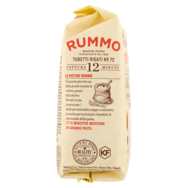 Rummo Tubetti Rigati N° 72 500 g