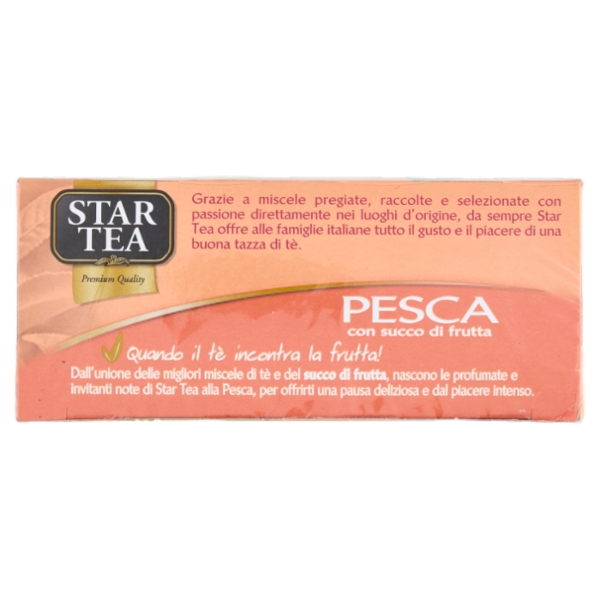 Star Tea Pesca con succo di frutta Filtri 25 x 1,7 g