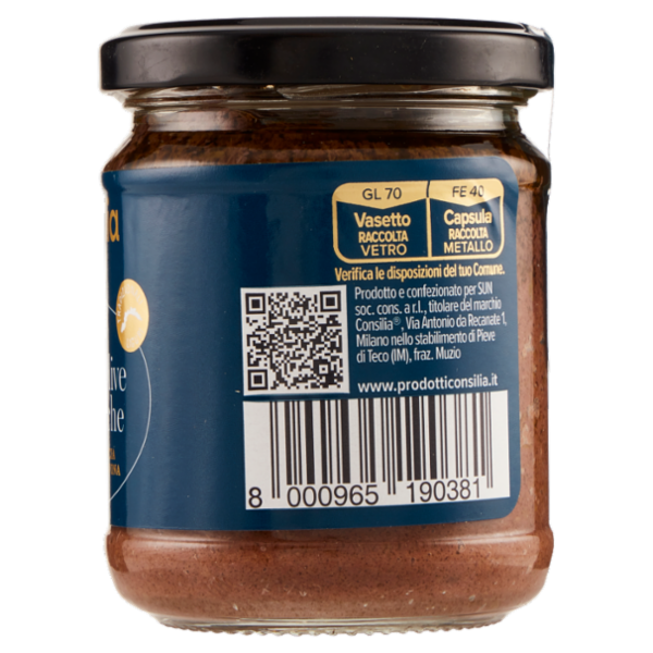 Consilia Optima Paté di Olive Taggiasche 180 g