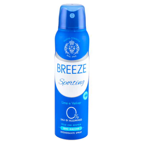 Breeze Sporting Lime e Vetiver Deodorante Spray 150 mL