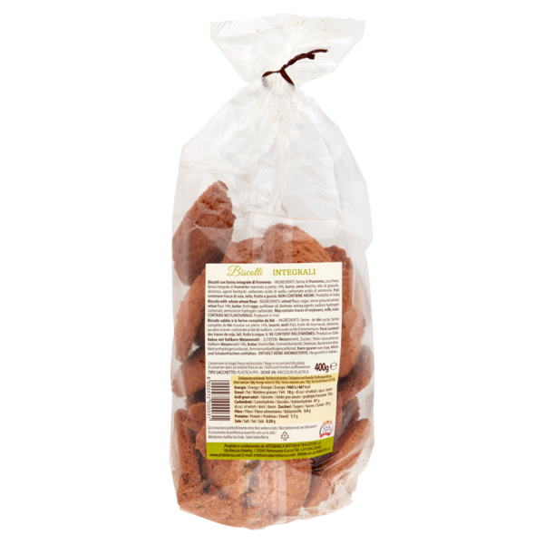 Artebianca Biscotti Integrali 400 g