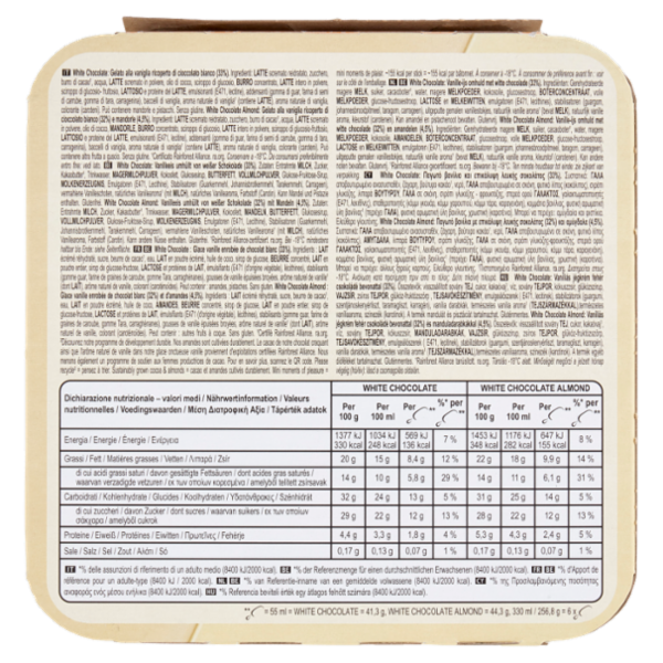 Magnum mini White Chocolate White Chocolate Almond 6 Gelati 256,8 g