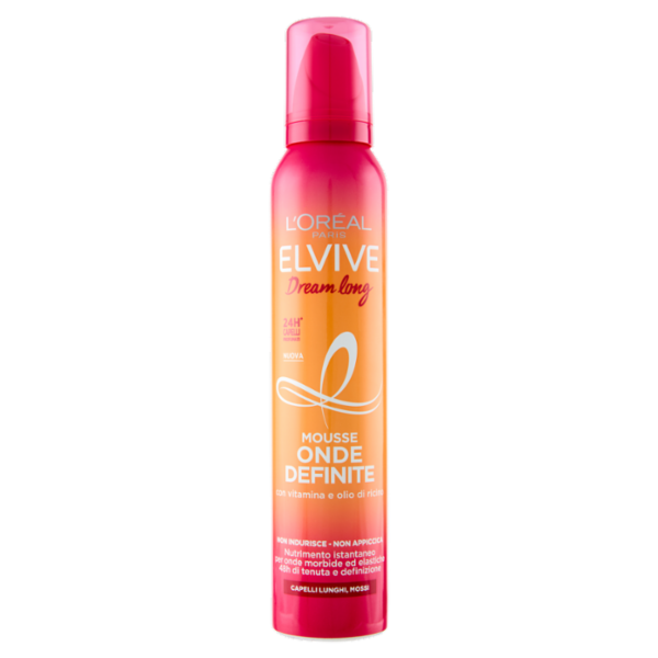 Elvive Dream long Mousse Onde Definite, per Capelli Lunghi, Mossi, 200 ml