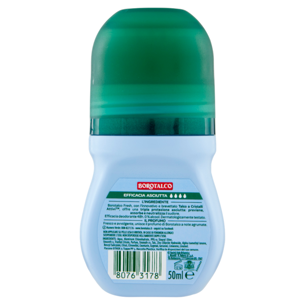 Borotalco Fresh Profumo di Talco Fresco Deo Roll On 50 ml