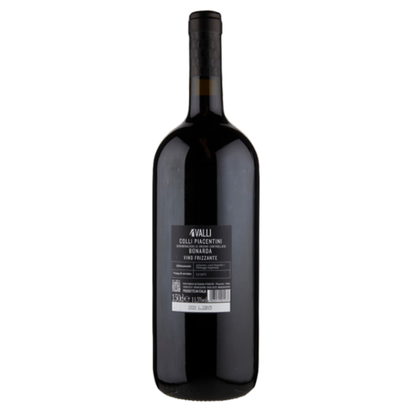 4Valli Bonarda Colli Piacentini DOC Frizzante 150 cl