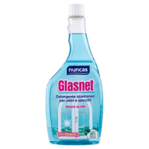 Nuncas Glasnet Detergente Istantaneo Per Vetri e Specchi Ricarica 750 Ml