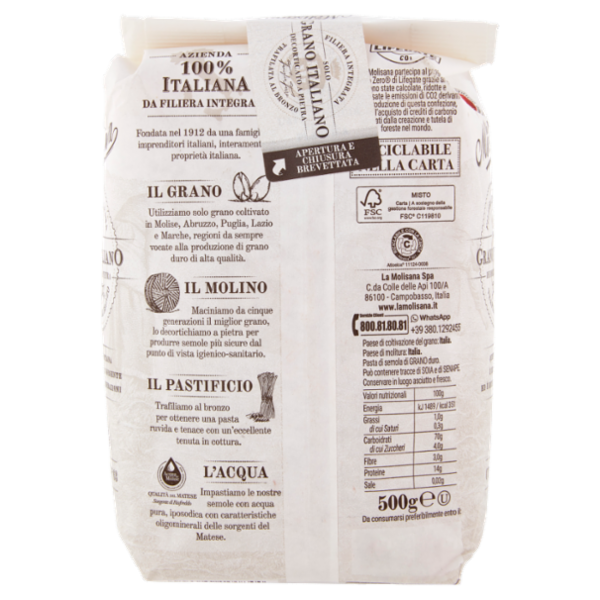 La Molisana 63 Cubetto 500 g