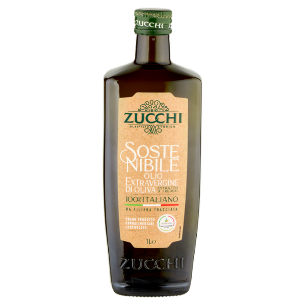 Zucchi Sostenibile Olio Extravergine di Oliva 100% Italiano 1 L