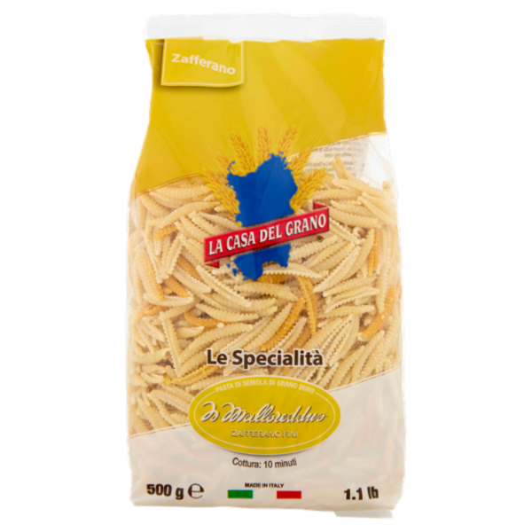 La Casa del Grano Le Specialità i Malloreddus Zafferano Fini 500 g