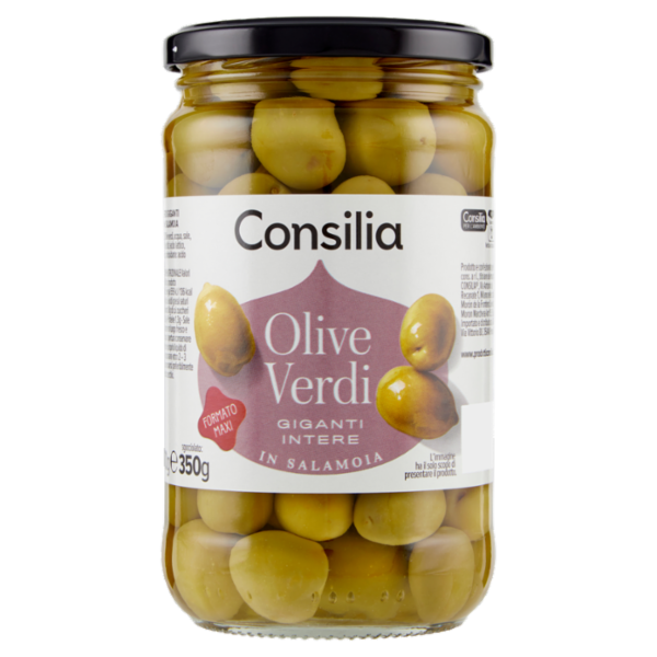 Consilia Olive Verdi Giganti in Salamoia 570 g