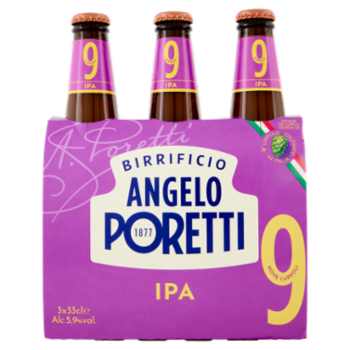 Birrificio Angelo Poretti IPA 9 Luppoli 3 x 33 Cl