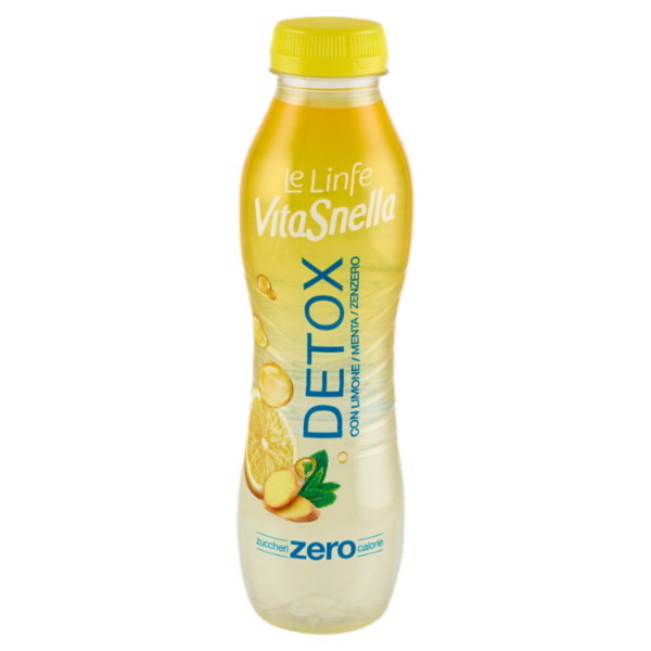 Vitasnella Le Linfe Detox con Limone, Menta, Zenzero 500 mL