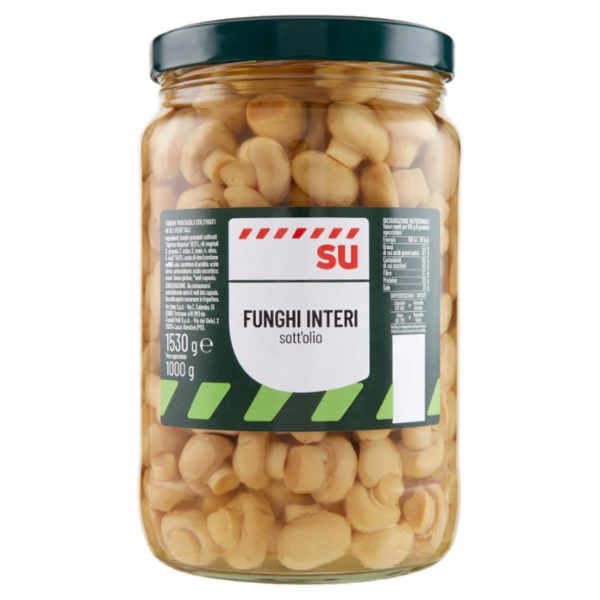 Sù Funghi Interi in Olio di Semi di Girasole 1,53 kg