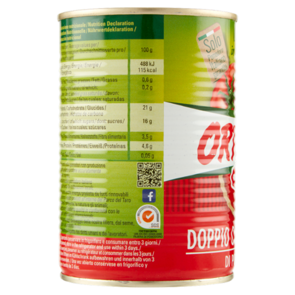 Ortolina Doppio Concentrato di Pomodoro 410 g