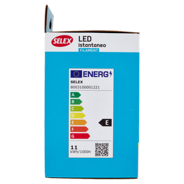 Selex Lampadina Led Filamento Sfera E27 11W
