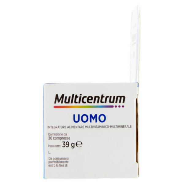 Multicentrum Uomo Vitamina B, D, Magnesio Integratore Multivitaminico Completo 30 cpr 39 g
