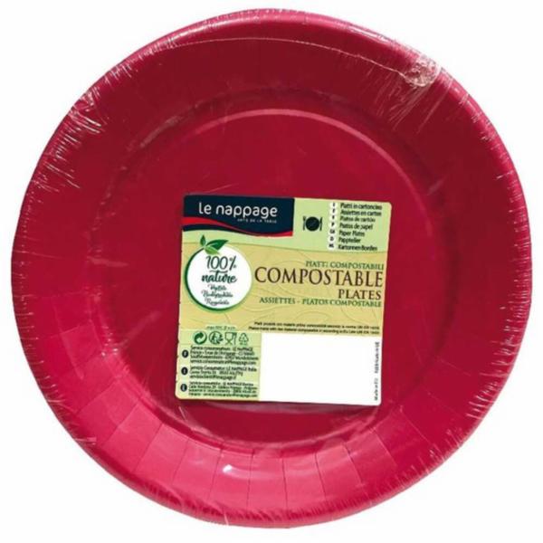 20piatti Carta Fucsia 23x23