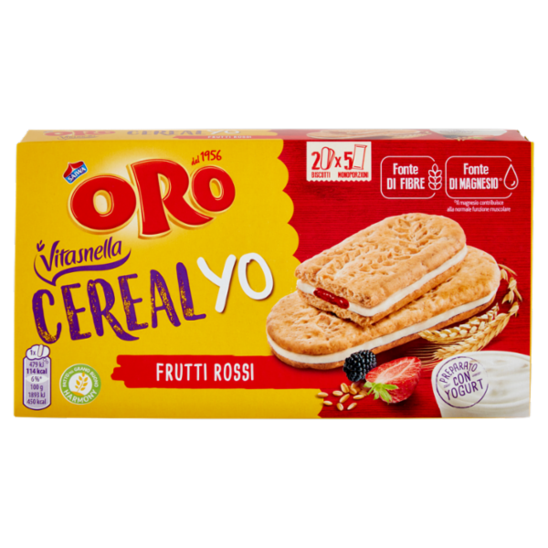 Oro Saiwa Vitasnella Cereal Yo Frutti Rossi 253 g