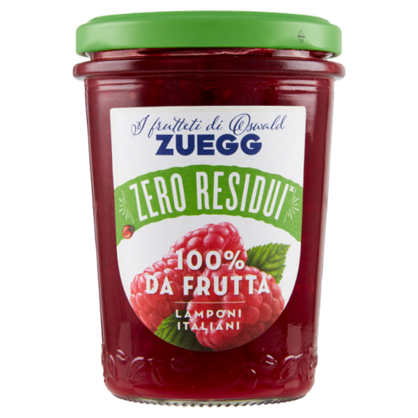 Zuegg I frutteti di Oswald Zuegg Zero Residui 100% da Frutta* Lamponi Italiani 230 g