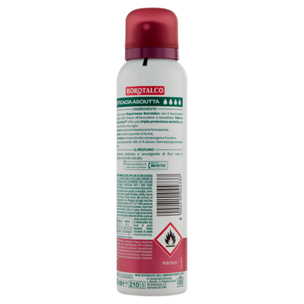 Borotalco Profumo di Talco e Fiori Rosa Soft Deo Spray 150 ml