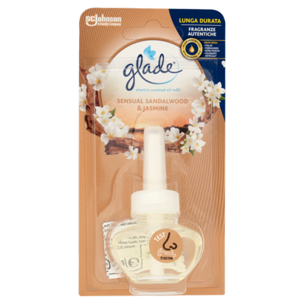 Glade Liquido Elettrico Ricarica Sandalo di Bali e Gelsomino 20ml