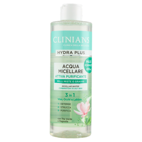 Clinians Hydra Plus Acqua Micellare Attiva Purificante 400 mL