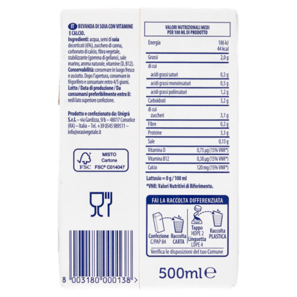 OraSì Barista Soia 500 ml