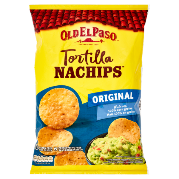 Old El Paso Tortilla Nachips Original 185 g