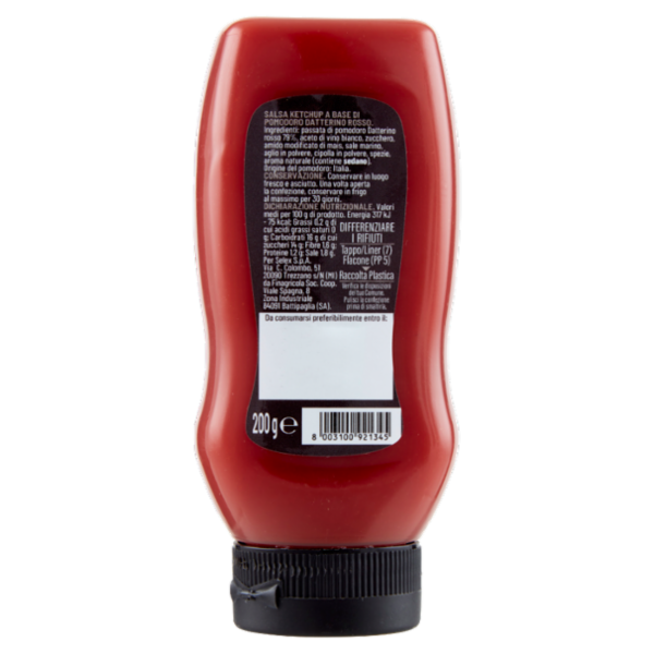 Selex Saper di Sapori Ketchup di Pomodoro Datterino Rosso 200 g