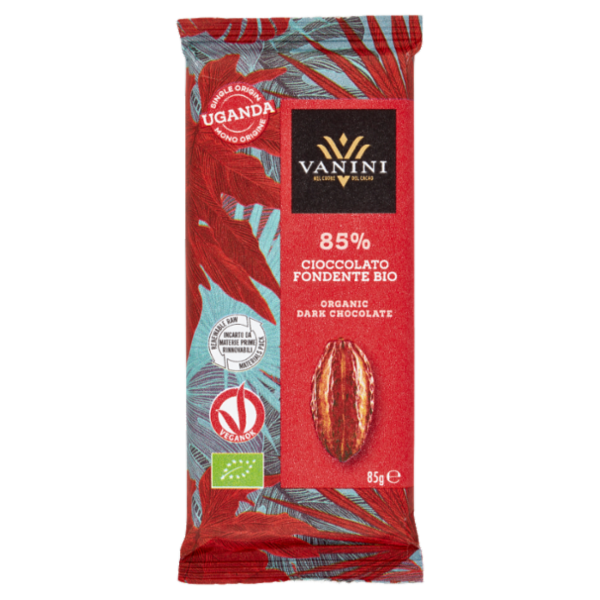 Vanini Mono Origine Uganda 85% Cioccolato Fondente Bio 85 g