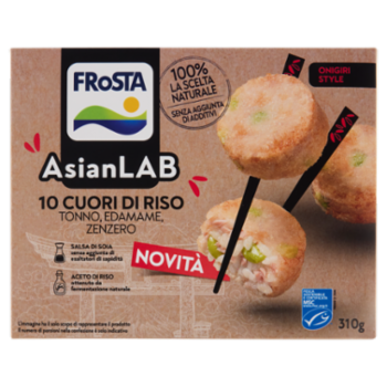 FRoSTA AsianLAB 10 Cuori Di Riso Tonno, Edamame, Zenzero 310 g