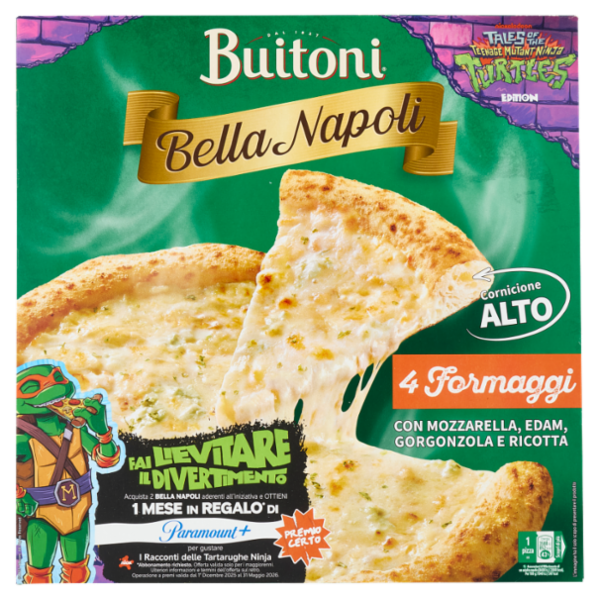 Buitoni Bella Napoli 4 Formaggi Pizza surgelata 345g