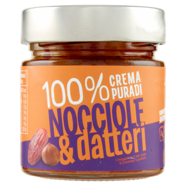 Euro Company 100% Crema Pura di Nocciole & datteri 175 g