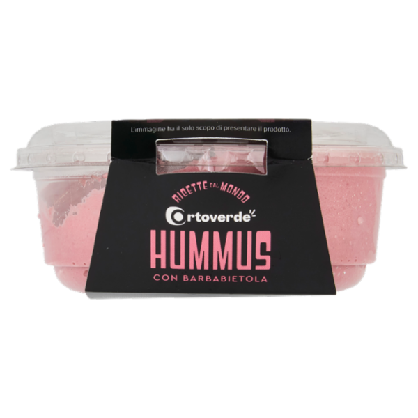 Ortoverde Ricette dal Mondo Hummus con Barbabietola 175 g