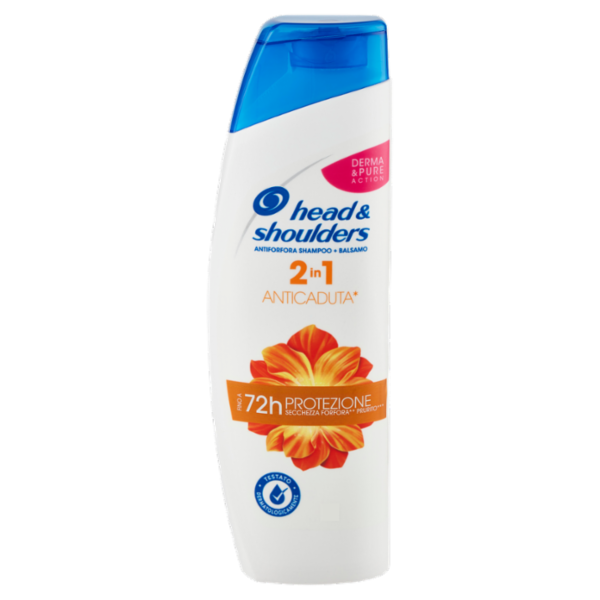 Head & Shoulders Shampoo Antiforfora + Balsamo 2in1 Anticaduta 3 Action Formula 225 ml