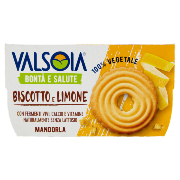 Valsoia Bontà e Salute Biscotto e Limone Mandorla 2 x 115 g