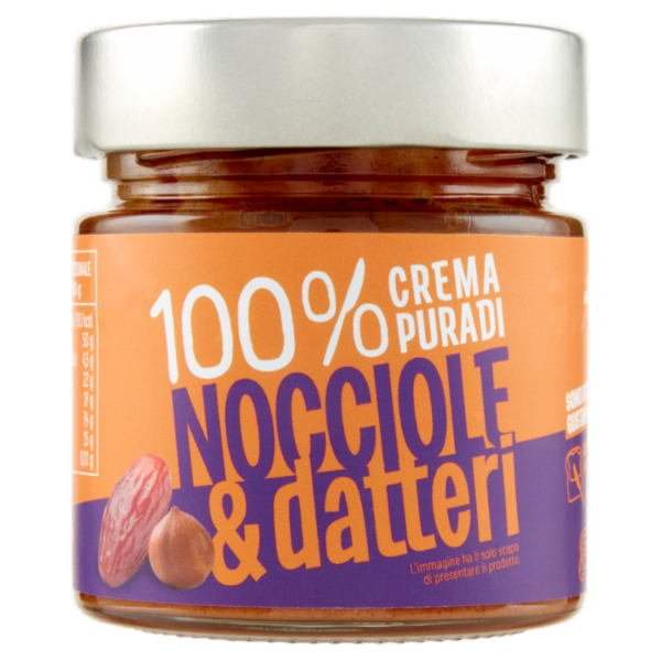 Euro Company 100% Crema Pura di Nocciole & datteri 175 g