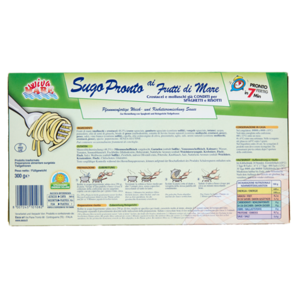 Wiva Mare Sugo Pronto ai Frutti di Mare 300 g