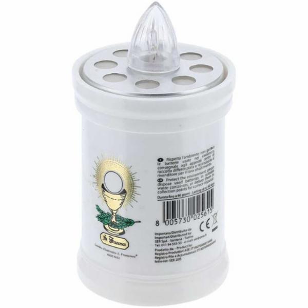 Lumino Religioso Elettrico Bianco 48x111mm