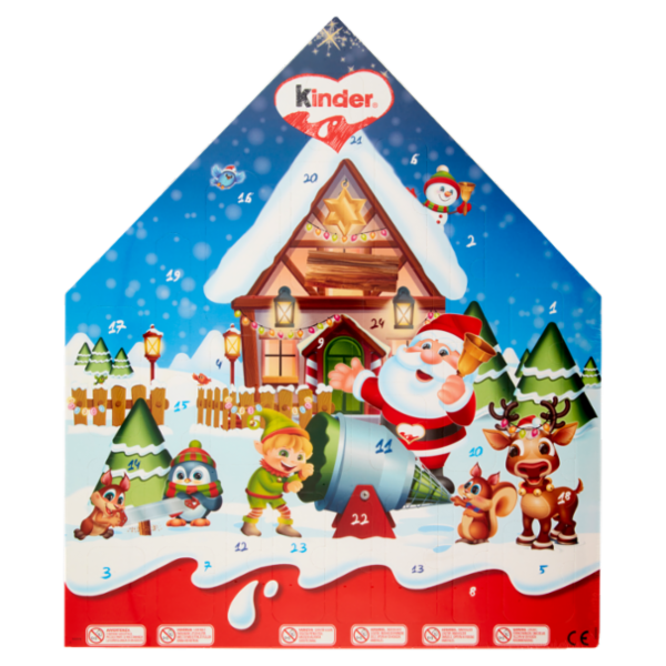 Kinder Calendario dell'Avvento 30 pezzi 351 g