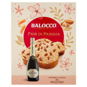 Balocco Fior Di Pasqua Colomba Classica 750 g & Rocca Dei Forti Vino Spumante Dolce 75 Cl