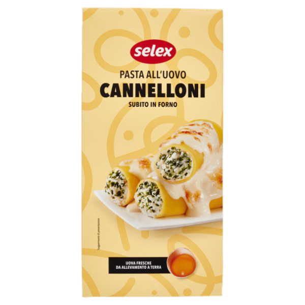 Selex Pasta all'Uovo Cannelloni 250 g