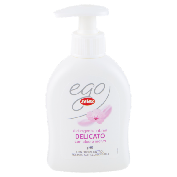 Selex Ego Detergente Intimo Delicato con Estratti di Aloe e Malva pH5 200 ml